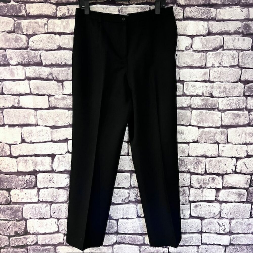 Pendleton Black Fully Lined Dress Pants Size 12 - image 1